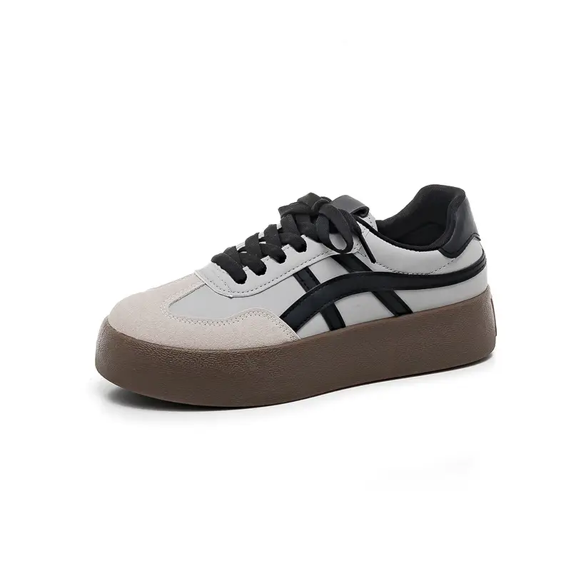 Niche Retro Sneakers for Men and Women, Spring & Fall Casual Women's Shoes, Thick-Soled Student Moral Training Shoes, Casual Shoes F8861 - Image 3