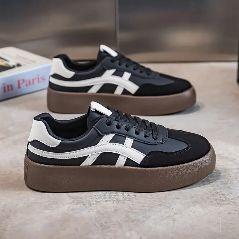 Niche Retro Sneakers for Men and Women, Spring & Fall Casual Women's Shoes, Thick-Soled Student Moral Training Shoes, Casual Shoes F8861 - Image 9