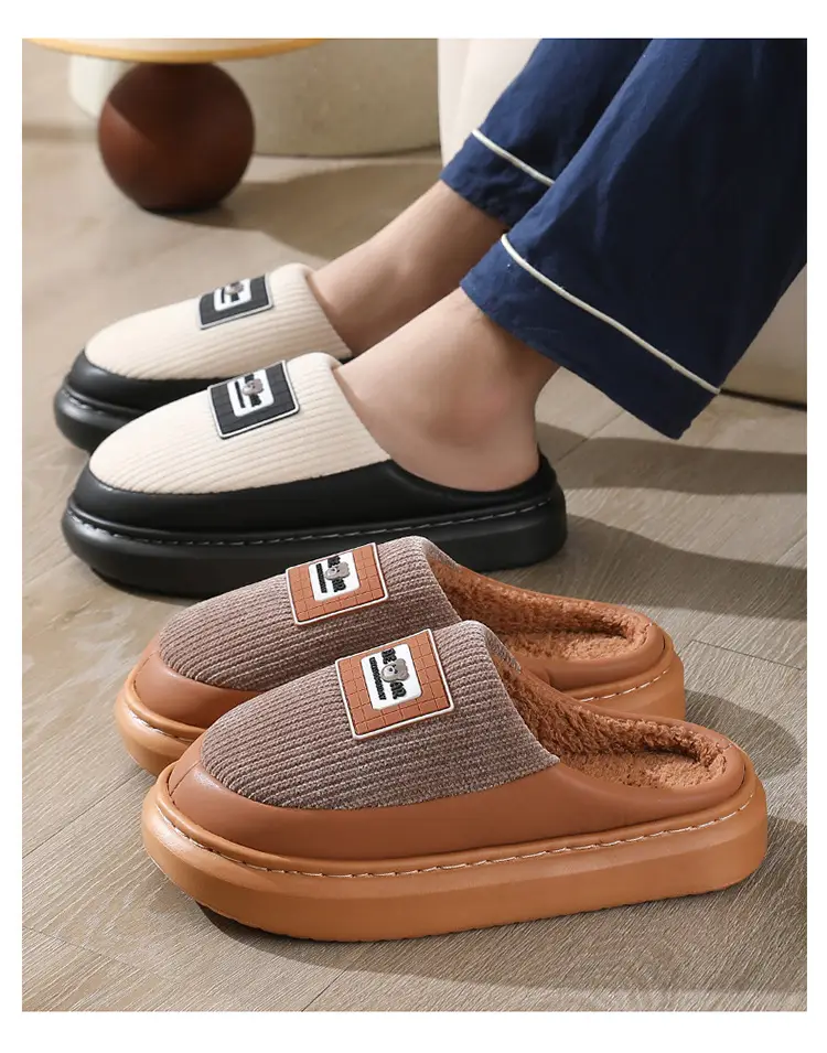 Japanese Cotton Warm Slippers Men Large 2025 — feature 13