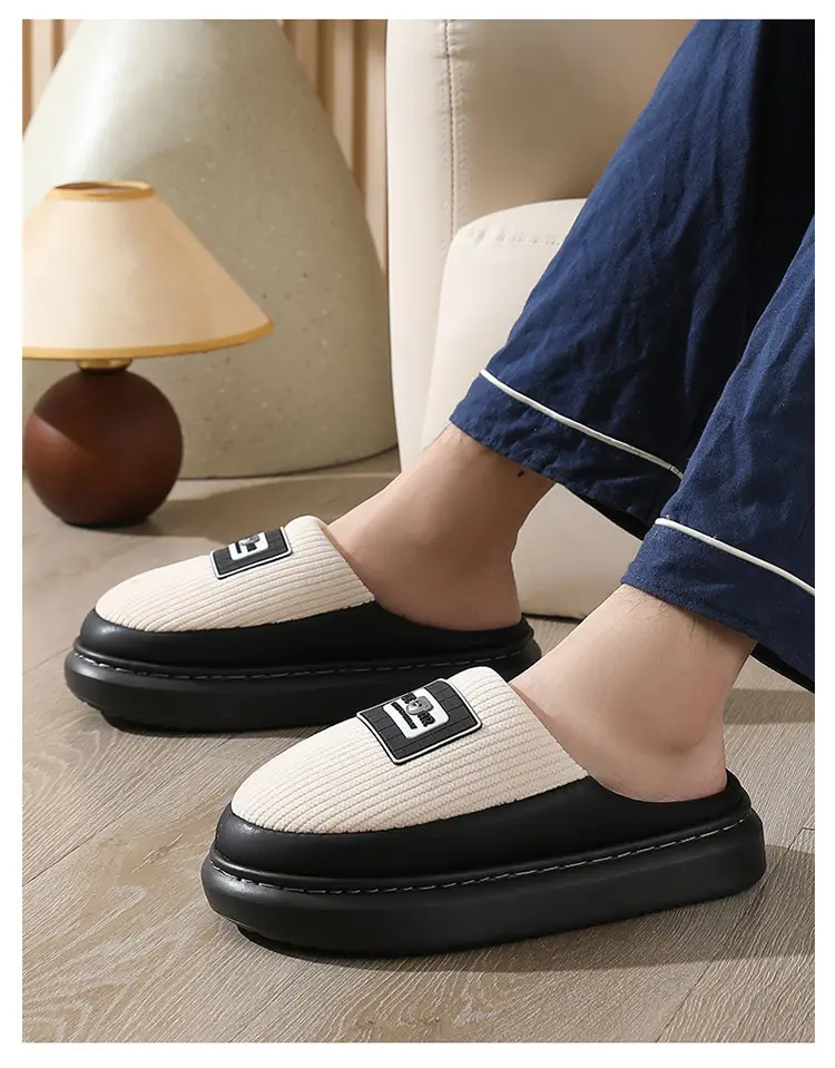 Japanese Cotton Warm Slippers Men Large 2025 — feature 16