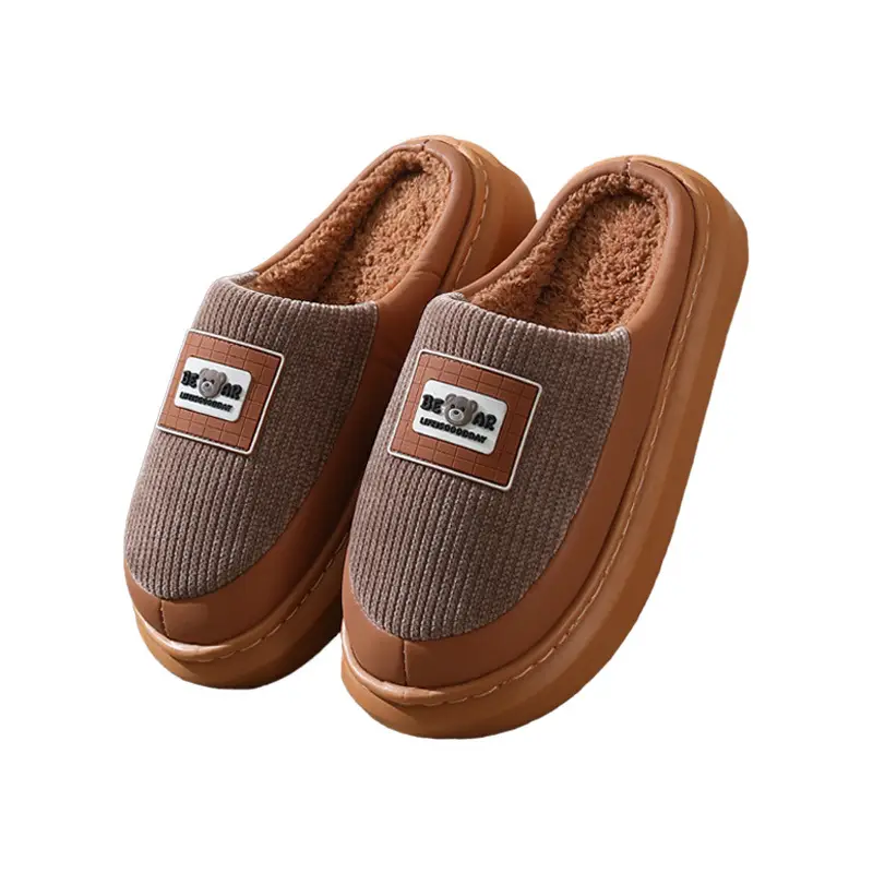 Japanese Cotton Warm Slippers Men Large 2025
