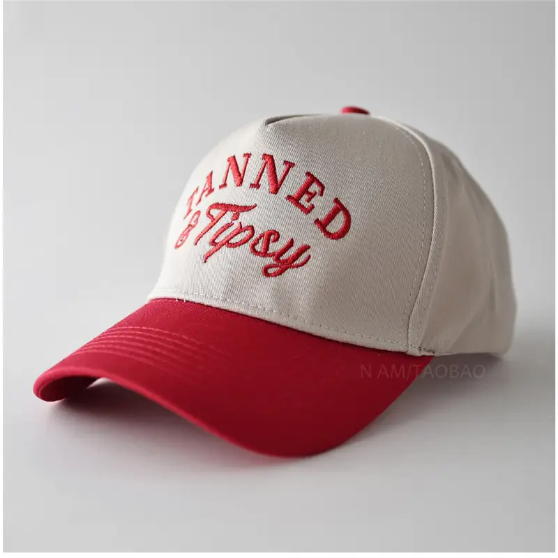 Tanned Tipy Women Cap Red White Green - Image 5
