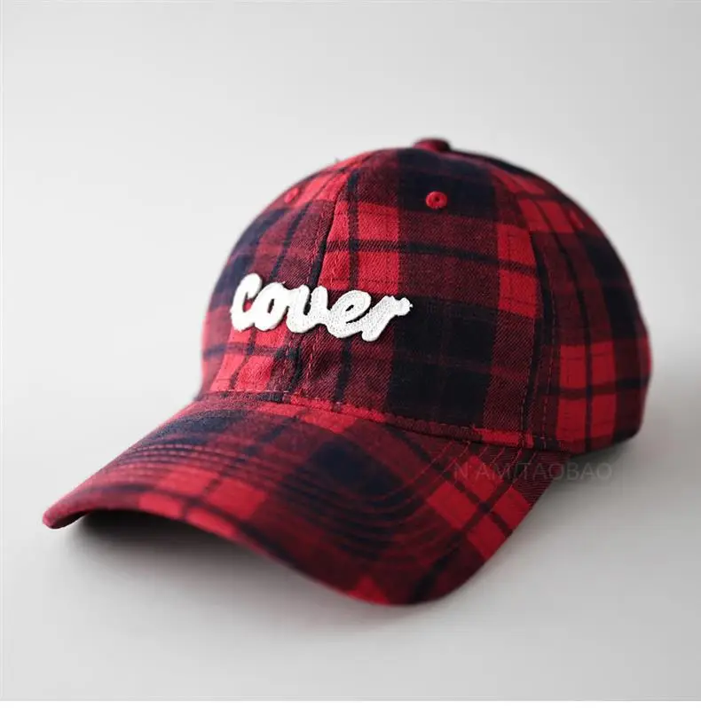 Plaid Baseball Cap for Men Women Casual Sunshade — feature 7