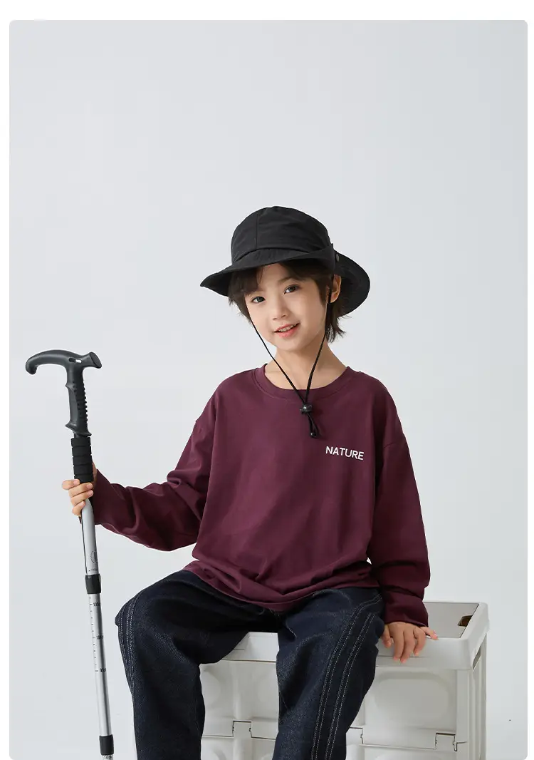 Boys Pure Cotton Long Sleeve T-Shirt Green Spring Autumn — feature 22