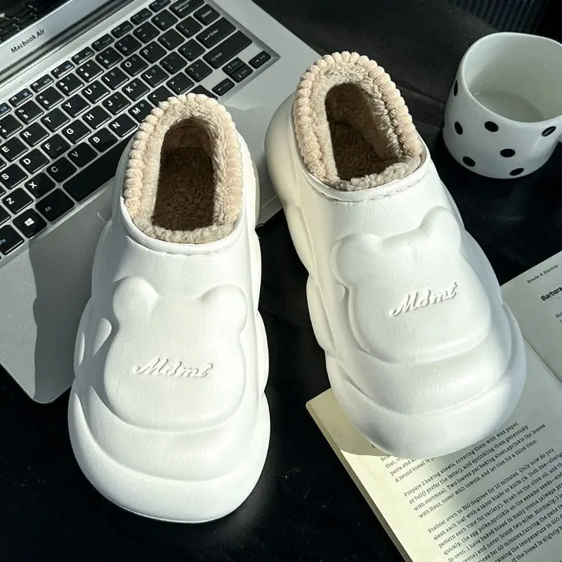 Women Cotton Slippers Waterproof Autumn Winter Warm Dormitory - Image 4
