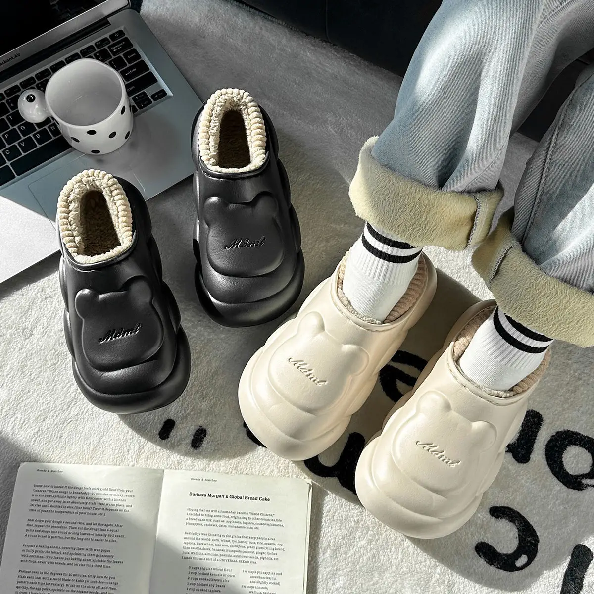 Women Cotton Slippers Waterproof Autumn Winter Warm Dormitory - Image 7