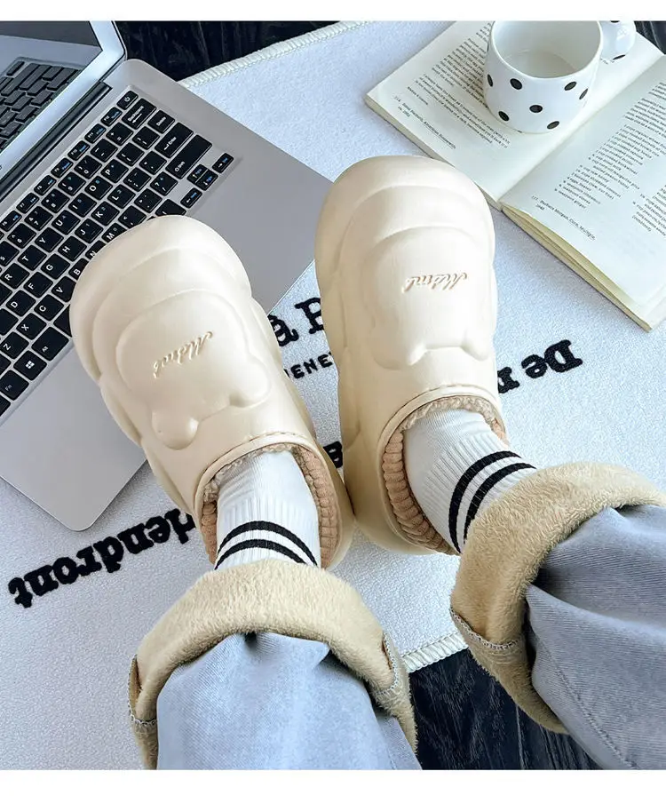 Women Cotton Slippers Waterproof Autumn Winter Warm Dormitory — feature 15
