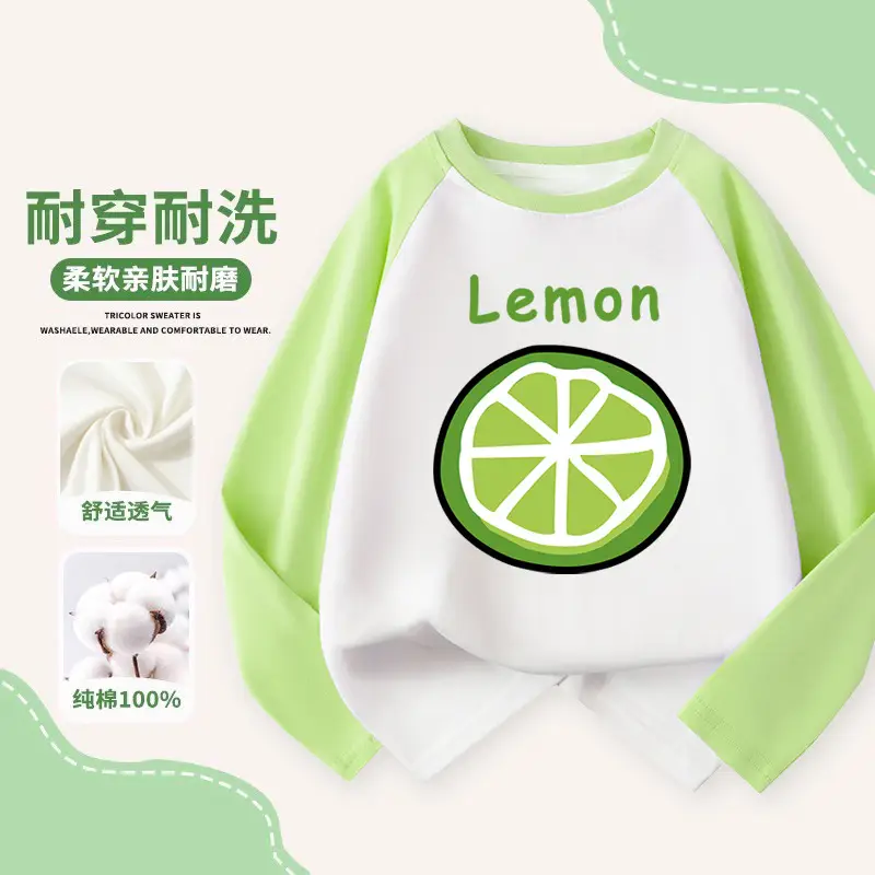 Boys Pure Cotton Long Sleeve T-Shirt Spring Autumn Style - Image 16
