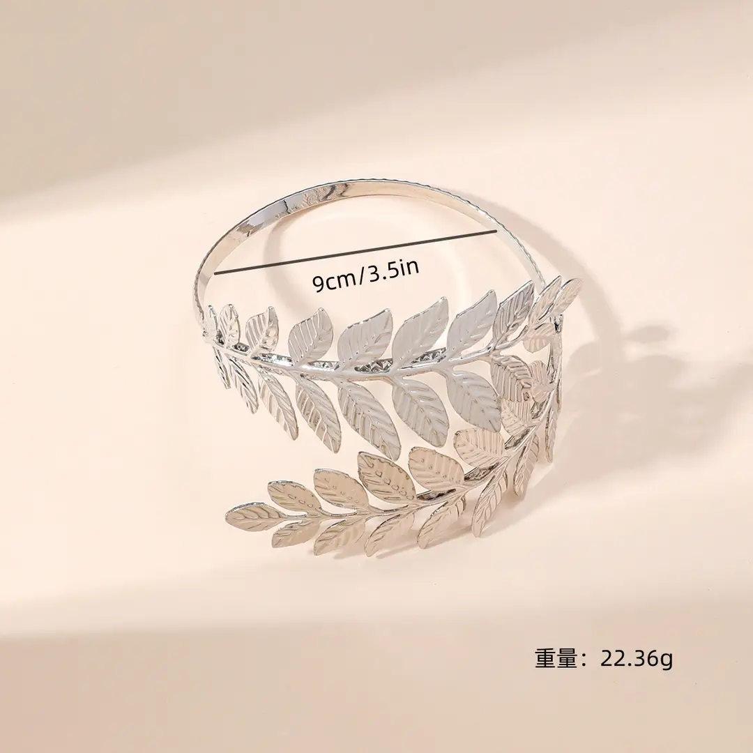 Cross-Border European and American Style Open Arm Bracelet, Fashionable and Trendy Niche Bracelet, Elegant and Sophisticated Minimalist Jewelry — feature 39