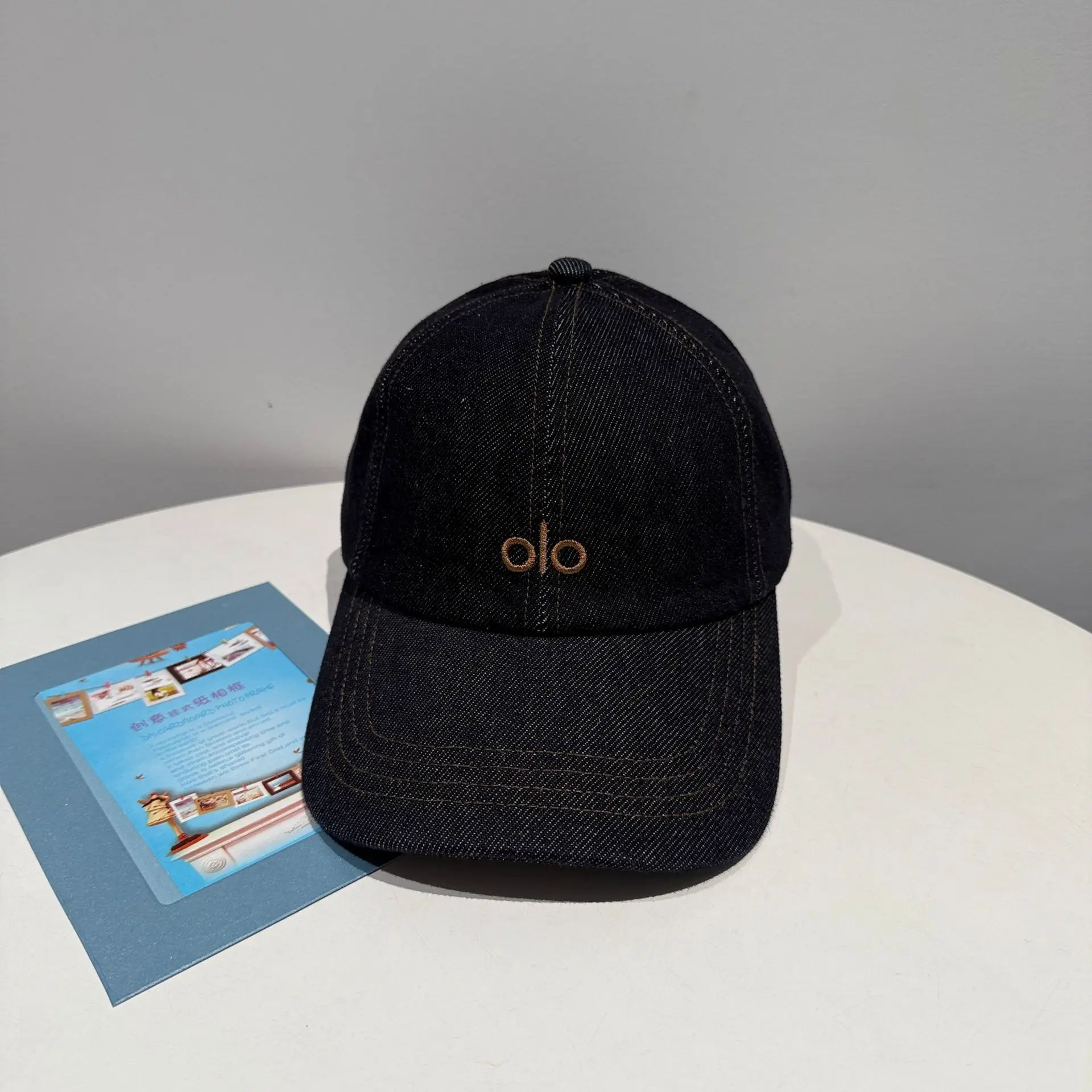 Men & Women Retro Embroidered Denim Caps - Image 6