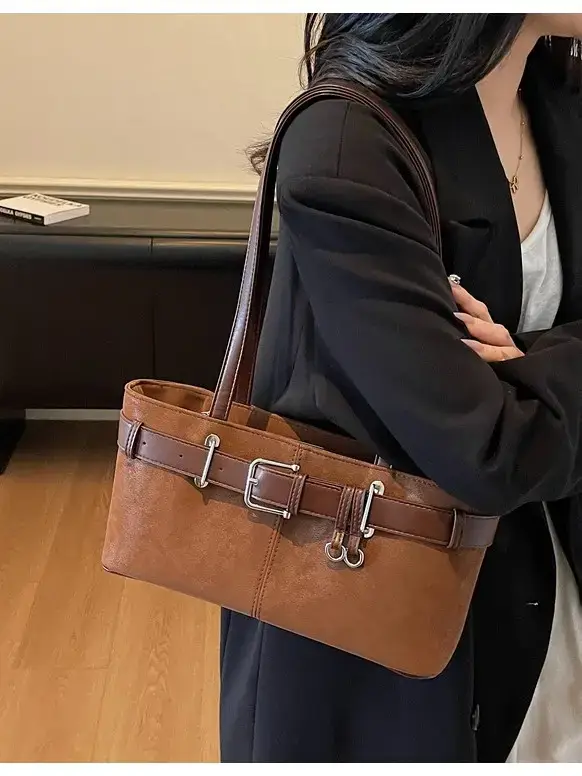 Black Crossbody Bag Women 2025 Trendy Leather Shoulder Bag - Image 6