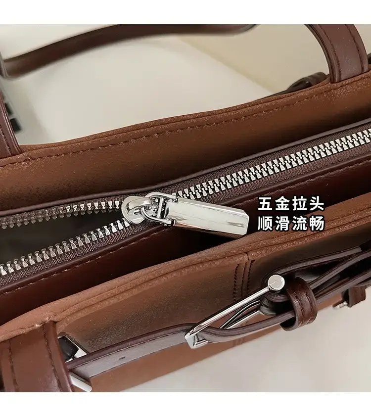 Black Crossbody Bag Women 2025 Trendy Leather Shoulder Bag — feature 6