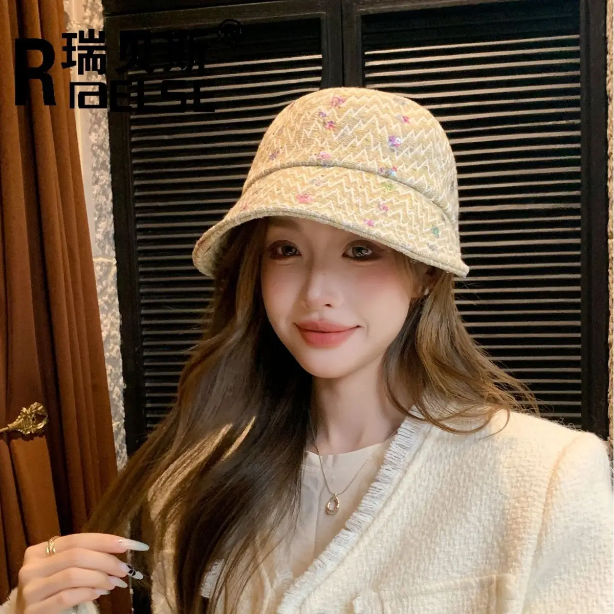 Korean Style Duckbill Cap with Colorful Print - Image 4