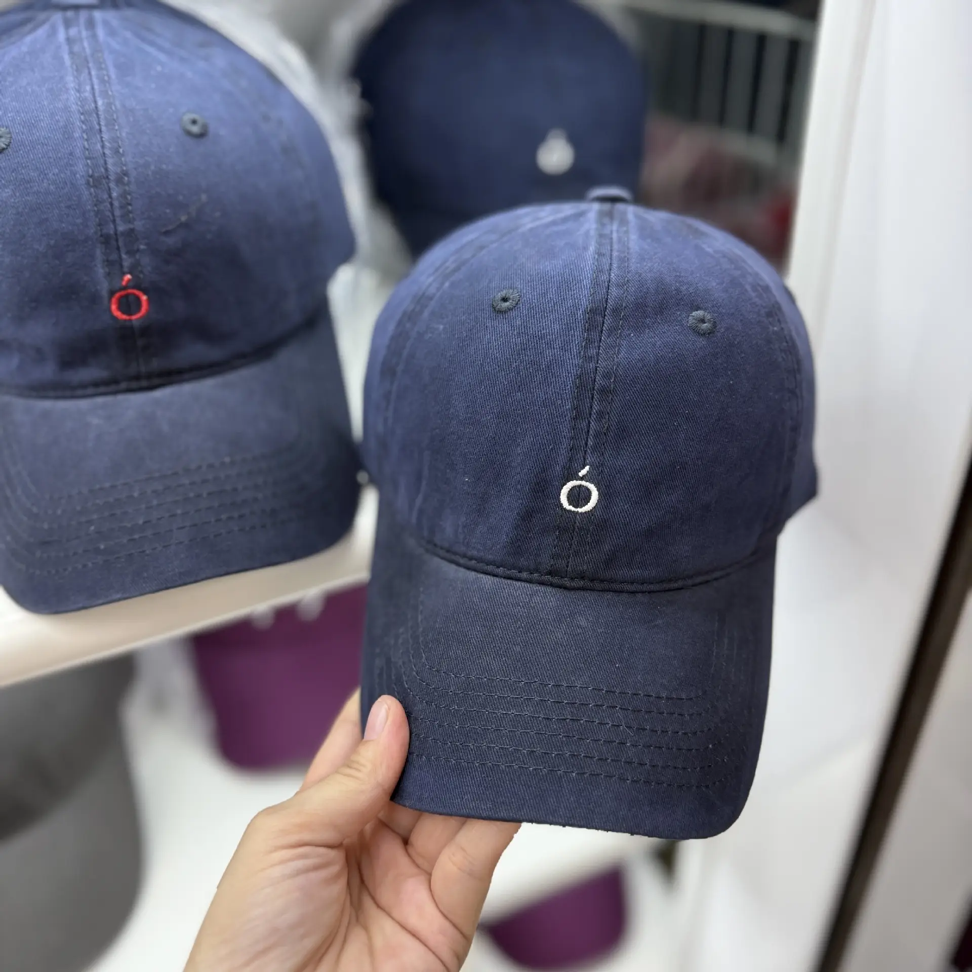 Women Blue Duckbill Baseball Cap Large Head - Image 7