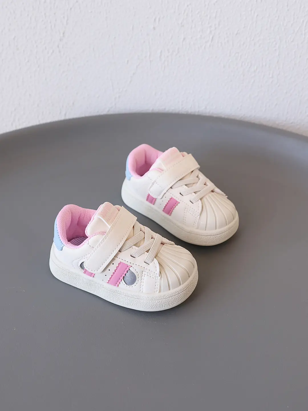 Baby Girl's Fashionable Shell-Toe Shoes, Baby Shoes, Soft-Soled Toddler Shoes, Autum Boys' Fashionable Sports Sneakers — feature 11
