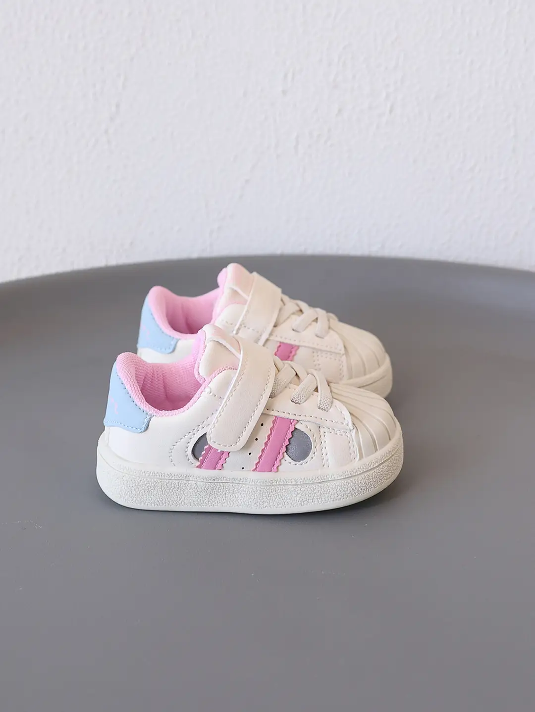 Baby Girl's Fashionable Shell-Toe Shoes, Baby Shoes, Soft-Soled Toddler Shoes, Autum Boys' Fashionable Sports Sneakers — feature 12