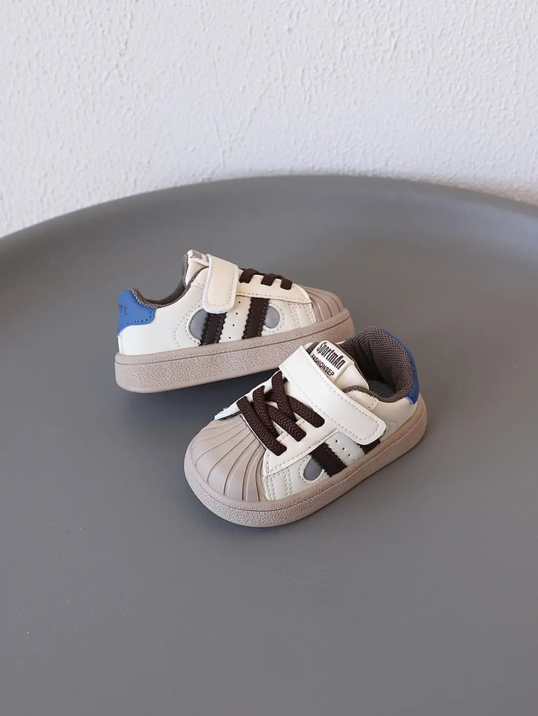Baby Girl's Fashionable Shell-Toe Shoes, Baby Shoes, Soft-Soled Toddler Shoes, Autum Boys' Fashionable Sports Sneakers — feature 4