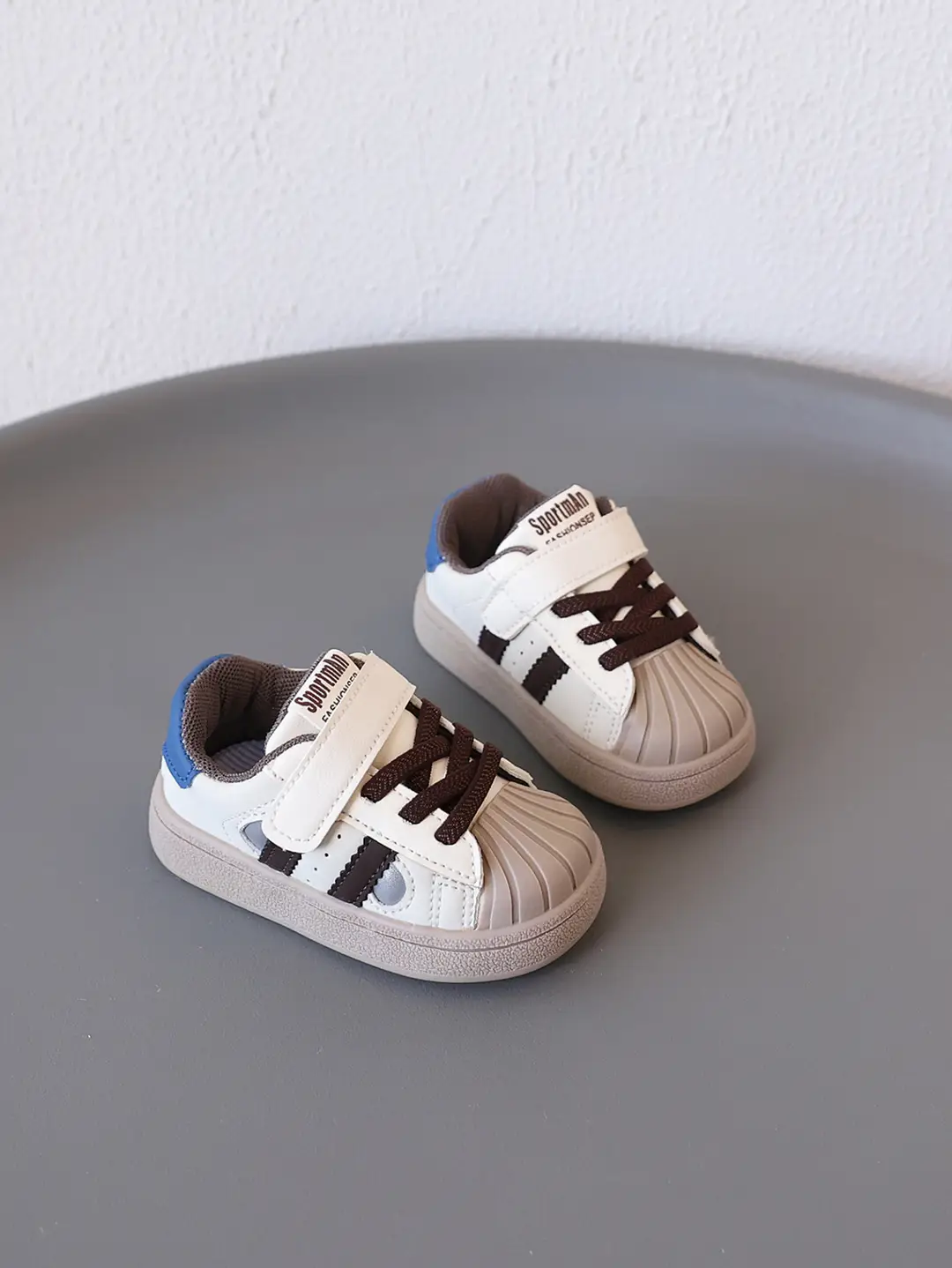 Baby Girl's Fashionable Shell-Toe Shoes, Baby Shoes, Soft-Soled Toddler Shoes, Autum Boys' Fashionable Sports Sneakers — feature 5