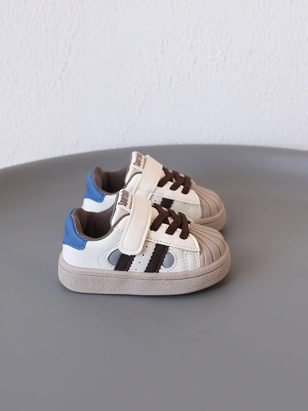 Baby Girl's Fashionable Shell-Toe Shoes, Baby Shoes, Soft-Soled Toddler Shoes, Autum Boys' Fashionable Sports Sneakers — feature 6