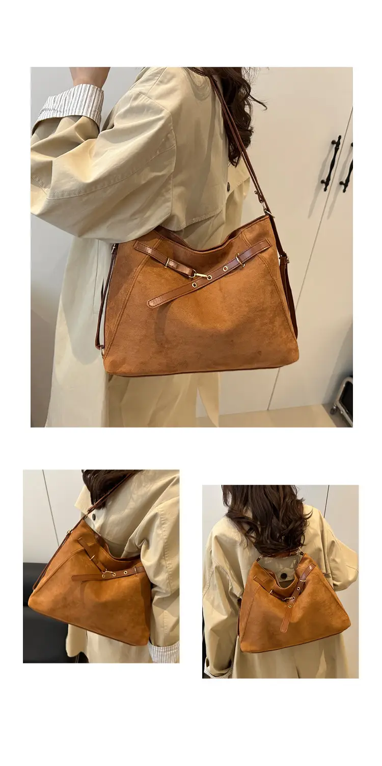 Women Retro Fashion Shoulder Bag Large Capacity 2025 — feature 21