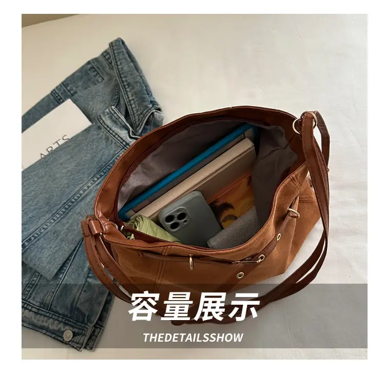 Women Retro Fashion Shoulder Bag Large Capacity 2025 — feature 8