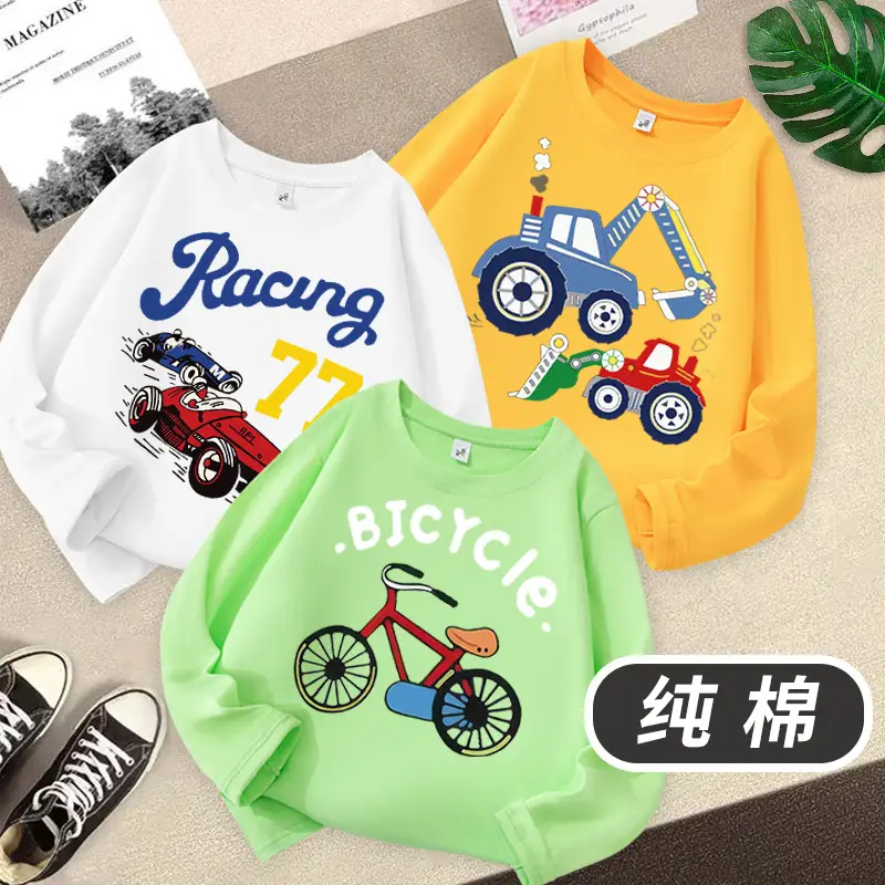 Pure Cotton Racing T-Shirt for Boys 2026 - Image 13