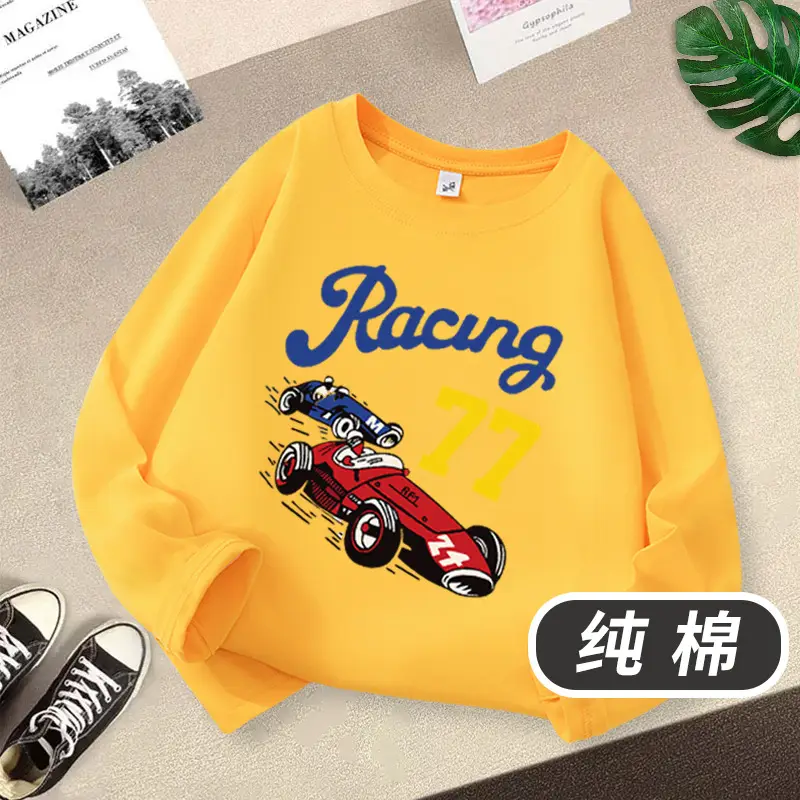 Pure Cotton Racing T-Shirt for Boys 2026 - Image 7