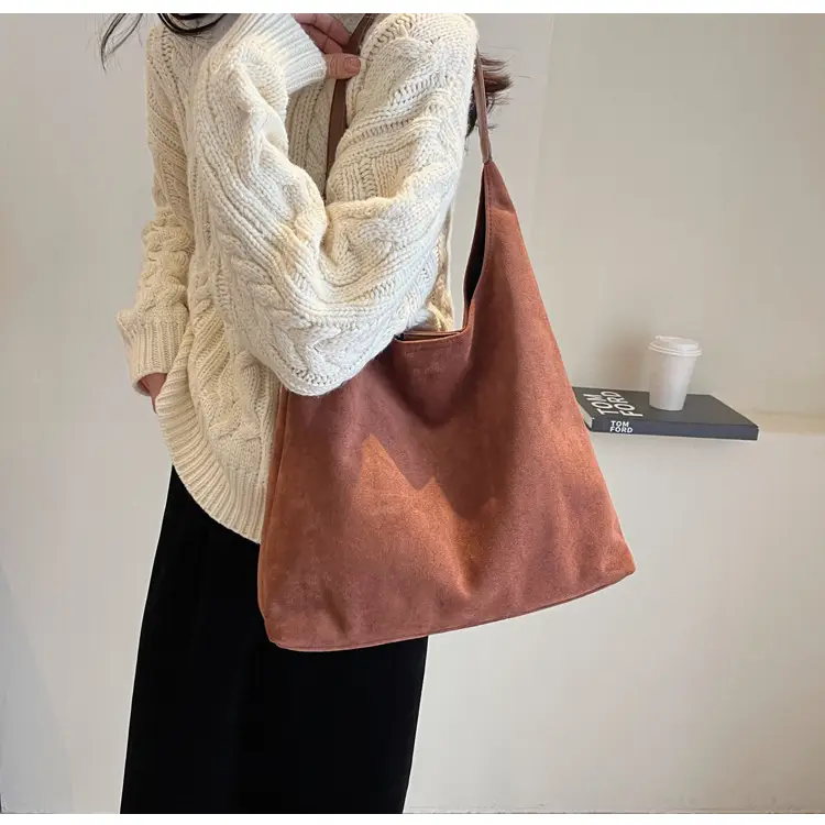 Retro Brown Leather Tote Bag for Women 2025 — feature 20
