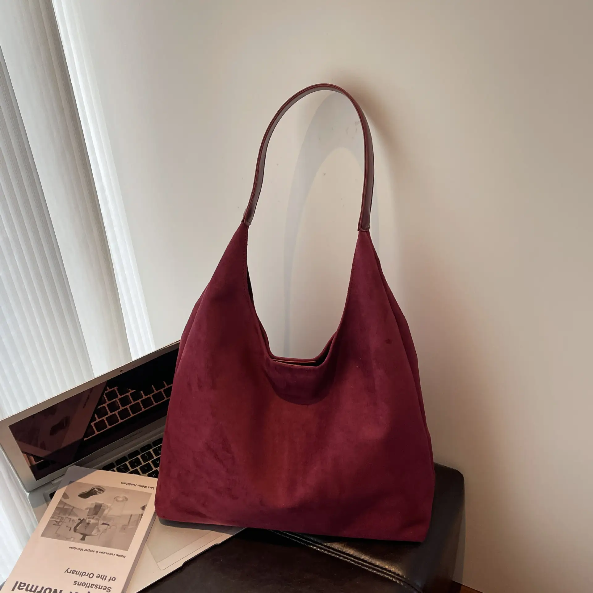 Retro Brown Leather Tote Bag for Women 2025 - Image 6
