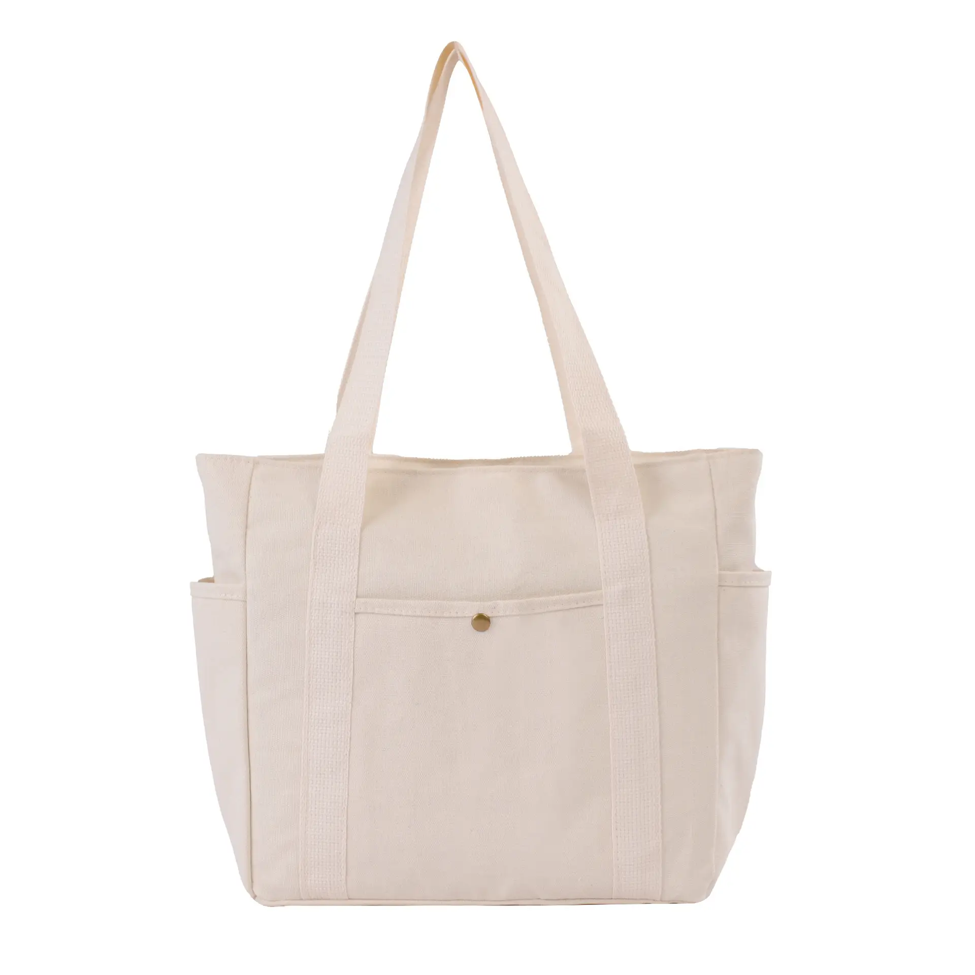 Canvas Tote Bag Large Capacity No Logo luggage and leather goods - Image 2