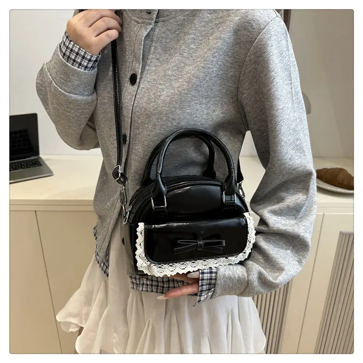 Women's Lace Handbag with Bowknot Design — feature 20