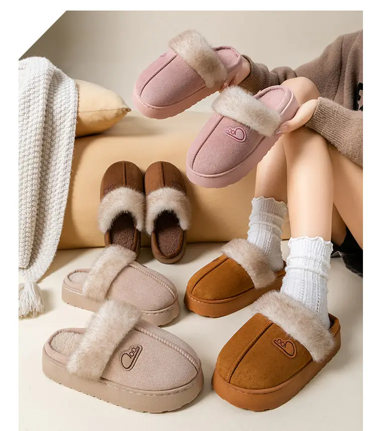 Women Fleece Lined Slippers Brown 2025 — feature 12
