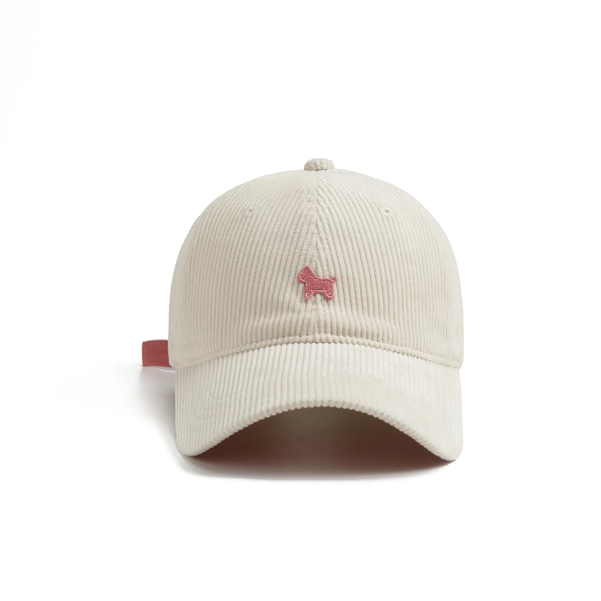 New Corduroy Pony Hats White Pink Unisex Travel Sun Hat - Image 11