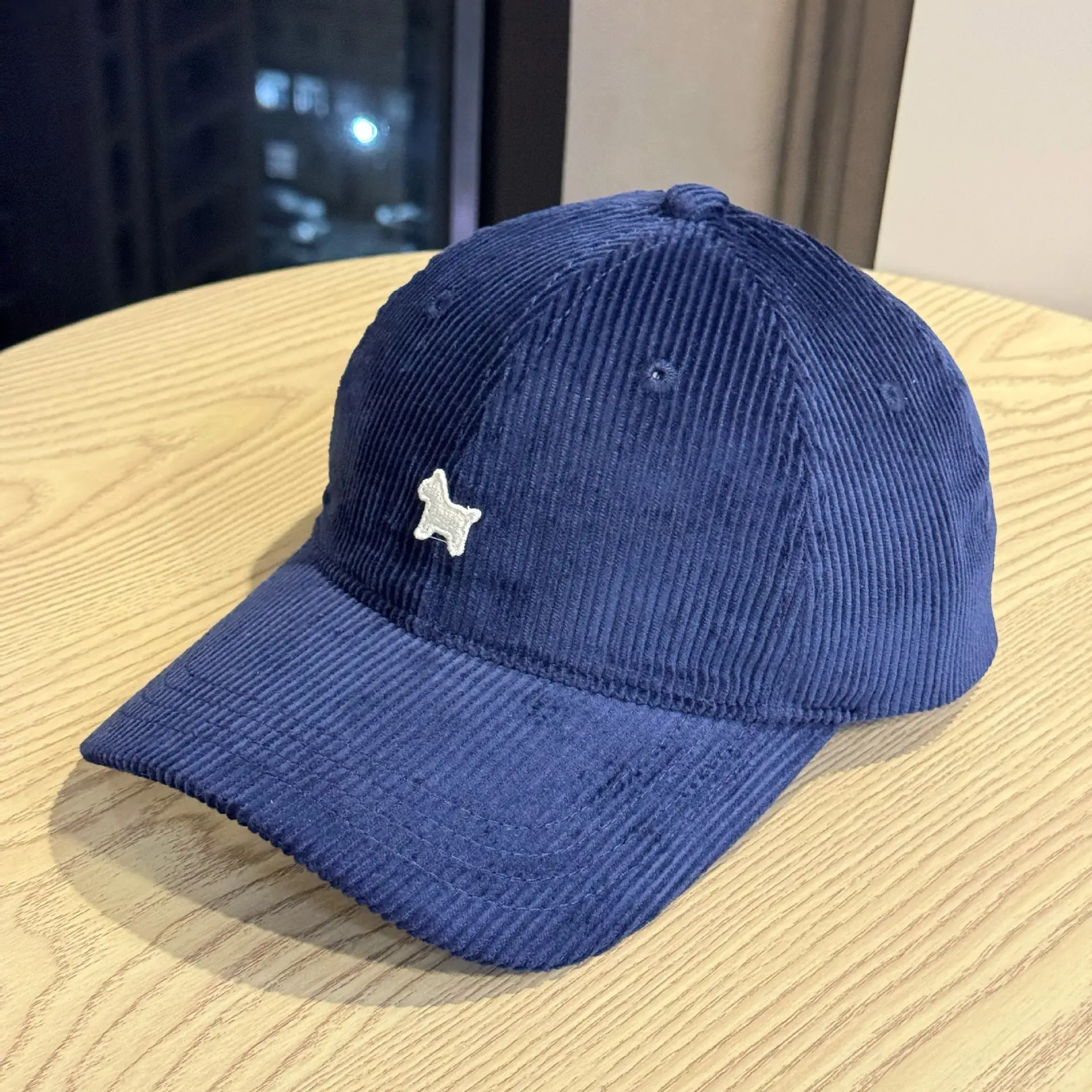 New Corduroy Pony Hats White Pink Unisex Travel Sun Hat — feature 11