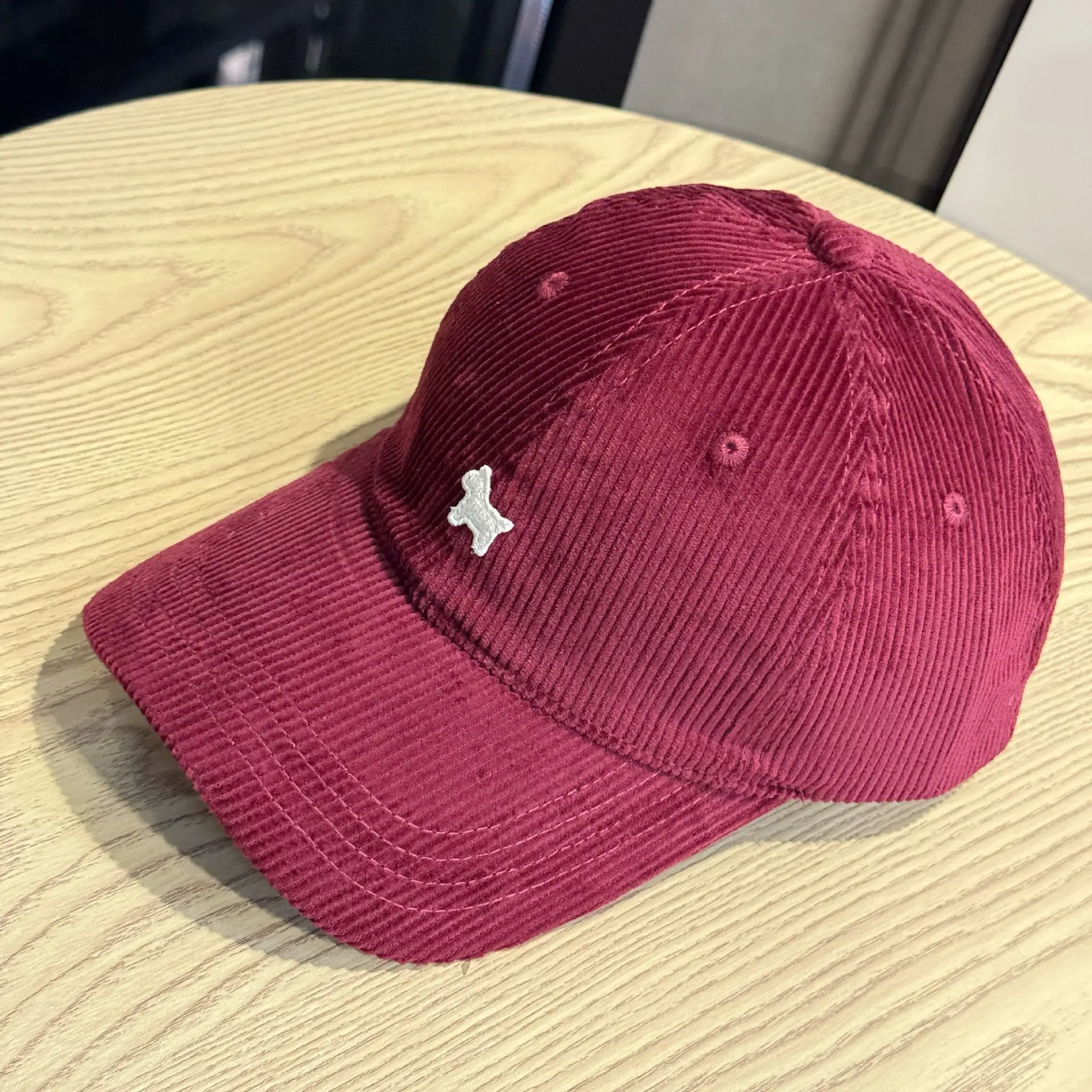 New Corduroy Pony Hats White Pink Unisex Travel Sun Hat — feature 14