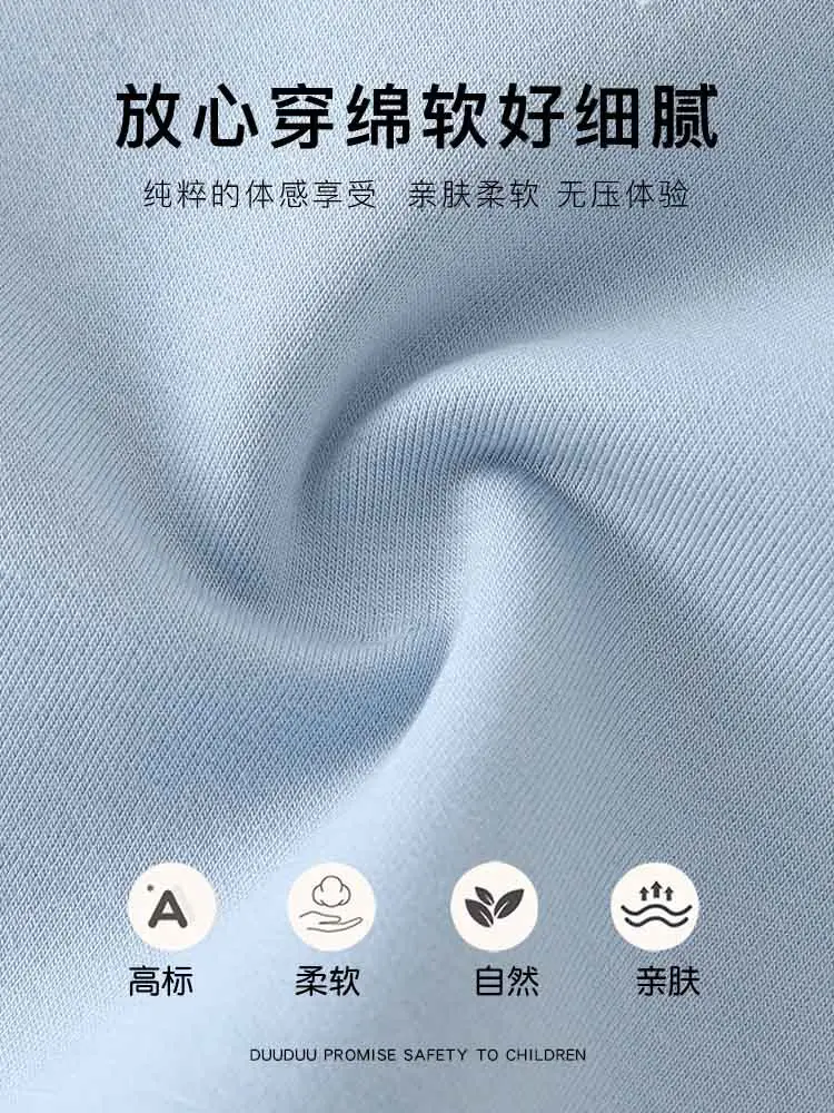 Duuduu Baby Long Sleeve Light Blue Top - Image 6
