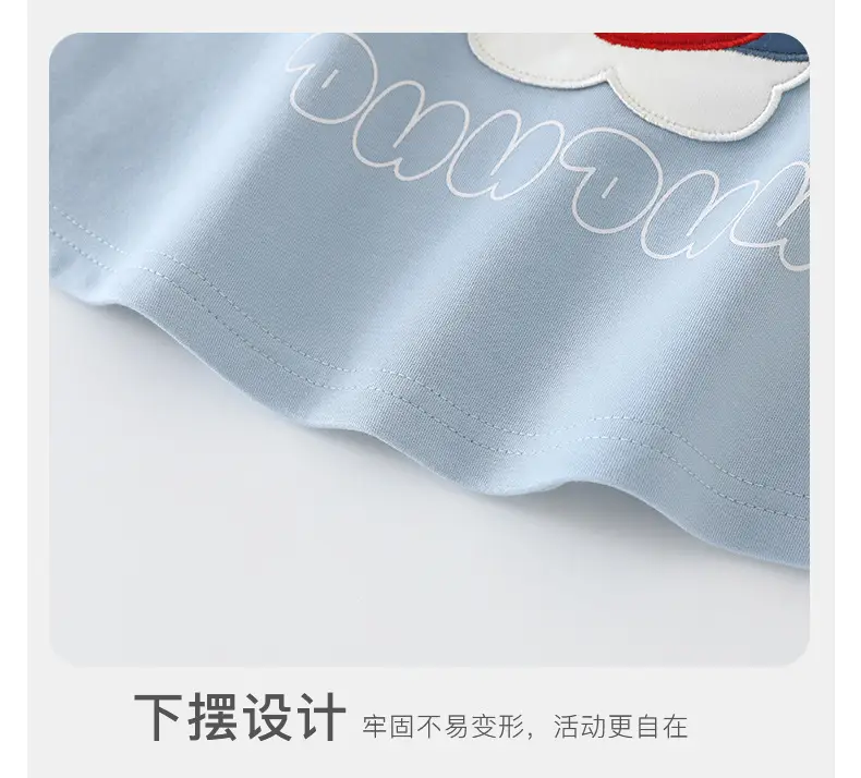 Duuduu Baby Long Sleeve Light Blue Top — feature 14