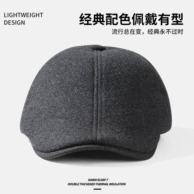 Warm Wool Cap for Elderly Men Winter Use - Image 6