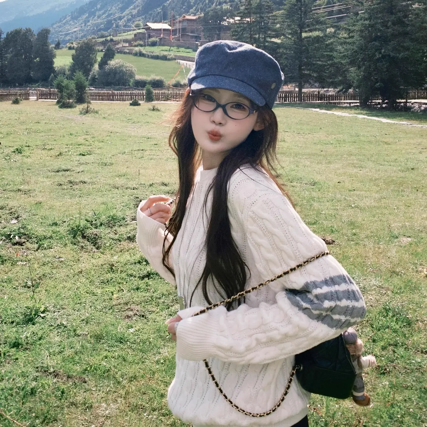 Women Dark Blue Denim Cap 2025 Early Autumn New Breathable Lightweight - Image 2