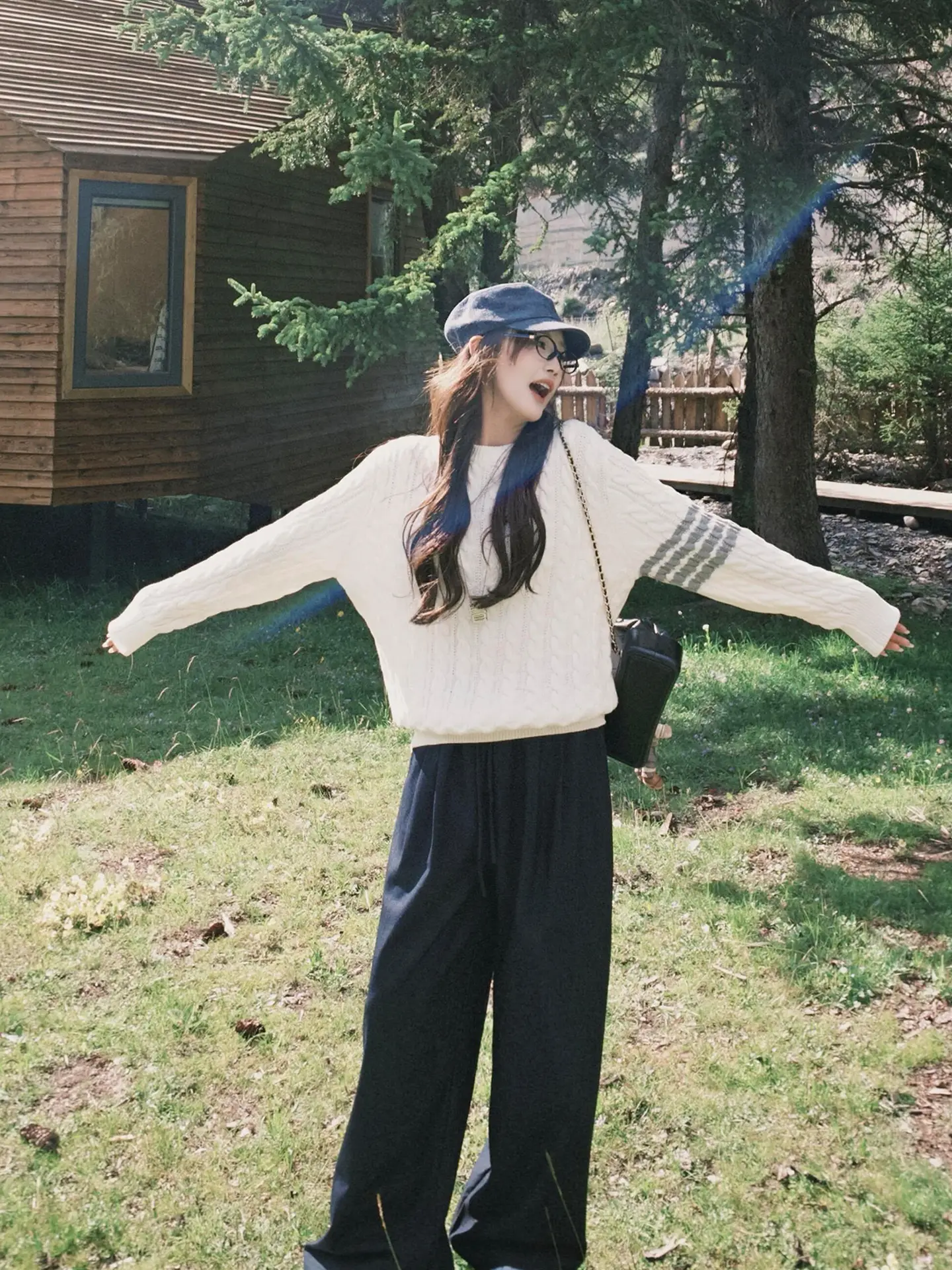 Women Dark Blue Denim Cap 2025 Early Autumn New Breathable Lightweight — feature 4
