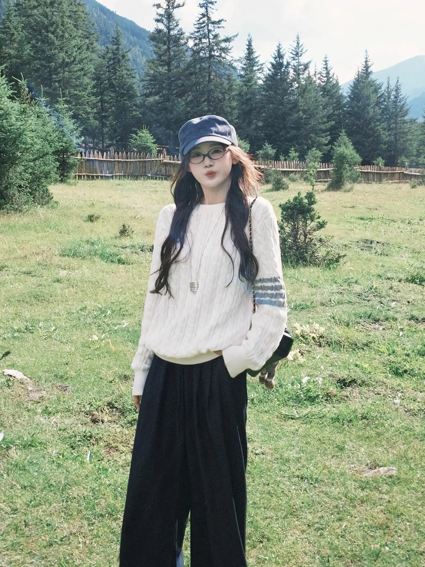 Women Dark Blue Denim Cap 2025 Early Autumn New Breathable Lightweight — feature 5