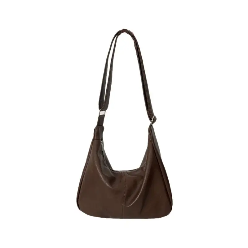 Brown Crossbody Tote Bag for Women College Students - Image 7