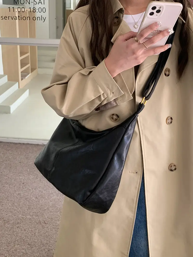 Brown Crossbody Tote Bag for Women College Students — feature 15