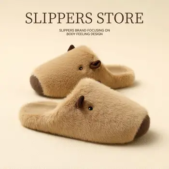 Women Open Toe Cotton Slippers Hello Kitty Spring Autumn — feature 6