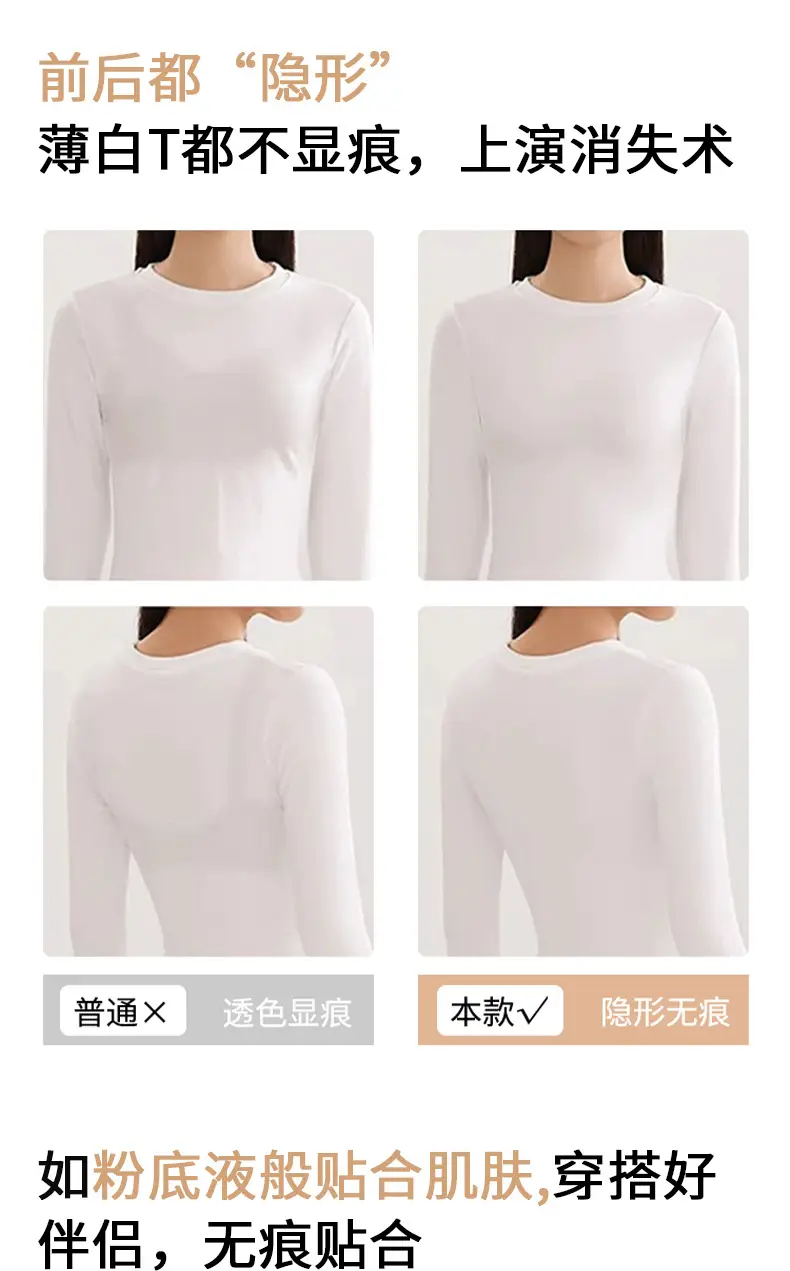 Yixingyao Liquid Foundation Bra, Lifting and Shock-Proof Bra, Big Breasts, Small, Breathable, Traceless Jelly, Wire-Free Bra — feature 3