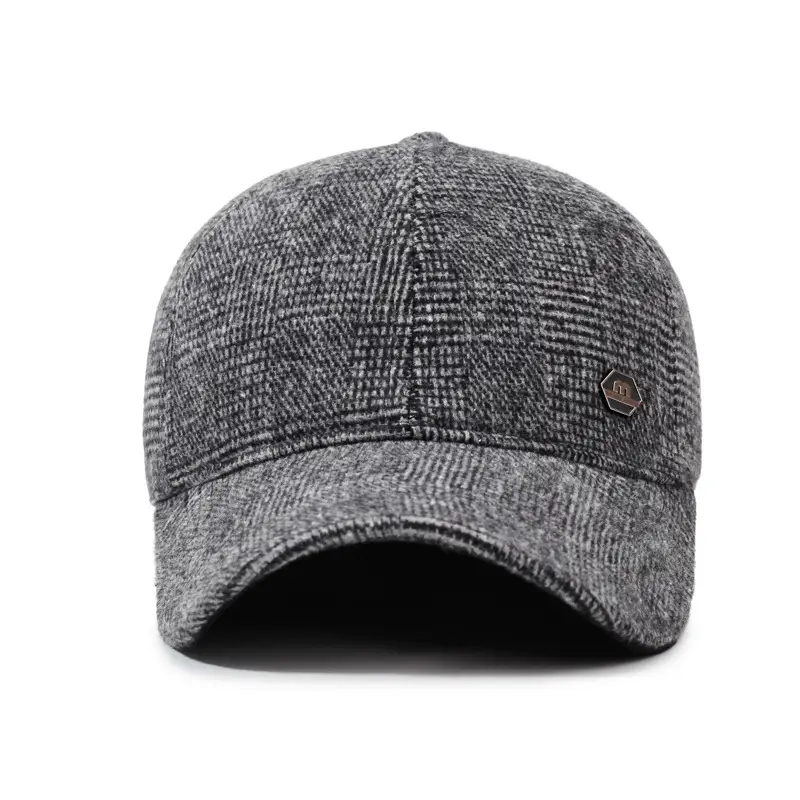 Winter Woolen Men's Cap with Ear Protection - Image 5