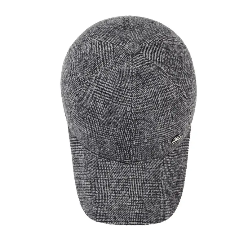 Winter Woolen Men's Cap with Ear Protection - Image 6