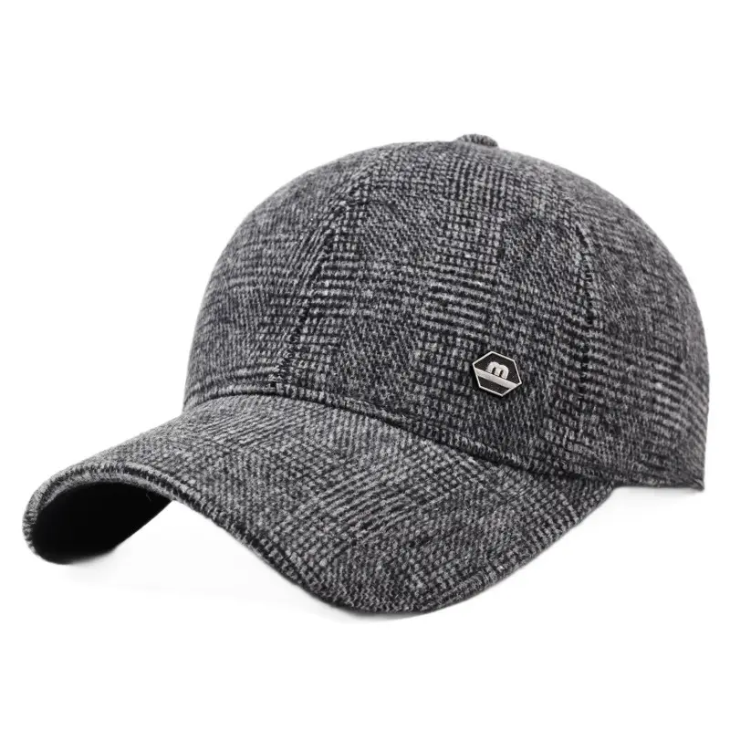 Winter Woolen Men's Cap with Ear Protection - Image 8