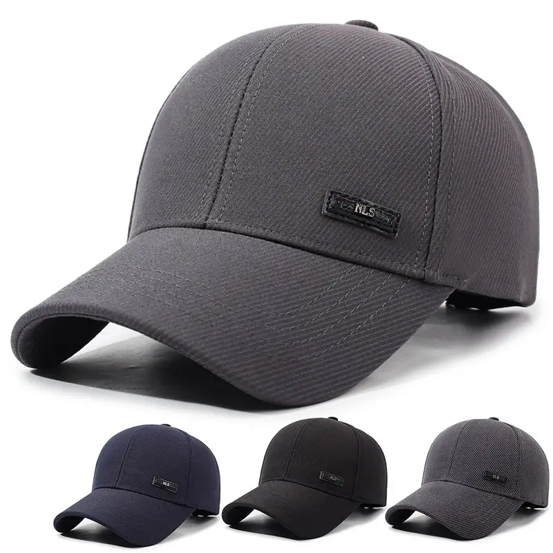 Navy Blue Baseball Cap for Men Middle Age Elderly - Image 5