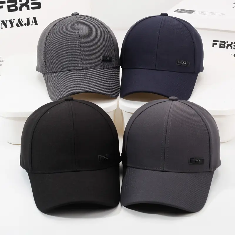 Navy Blue Baseball Cap for Men Middle Age Elderly - Image 8